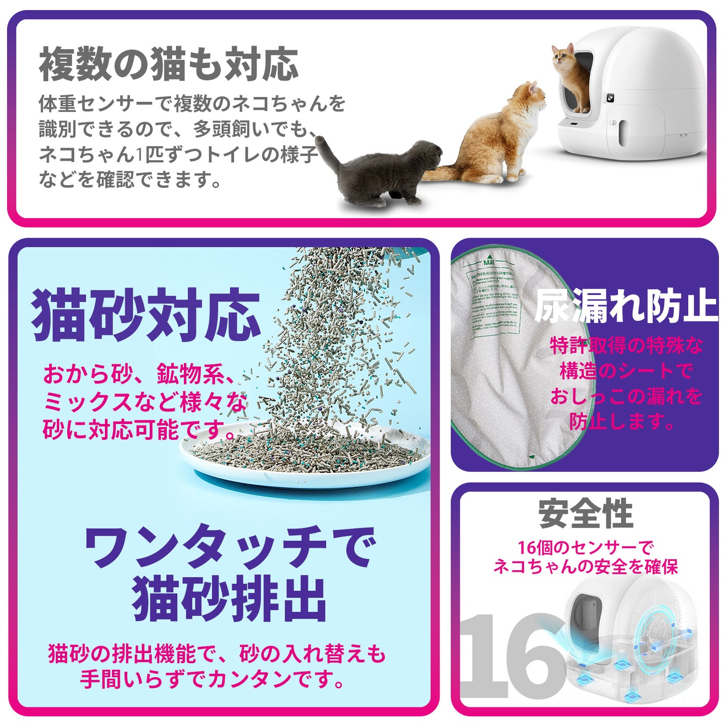 Pura Max2 / P9902 高級版 猫自動トイレ