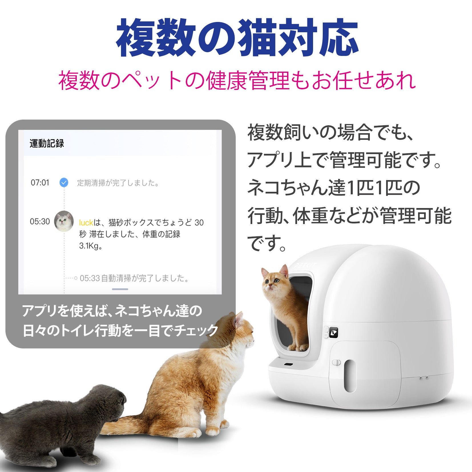 Pura Max2 / P9902 高級版 猫自動トイレ – U-pet