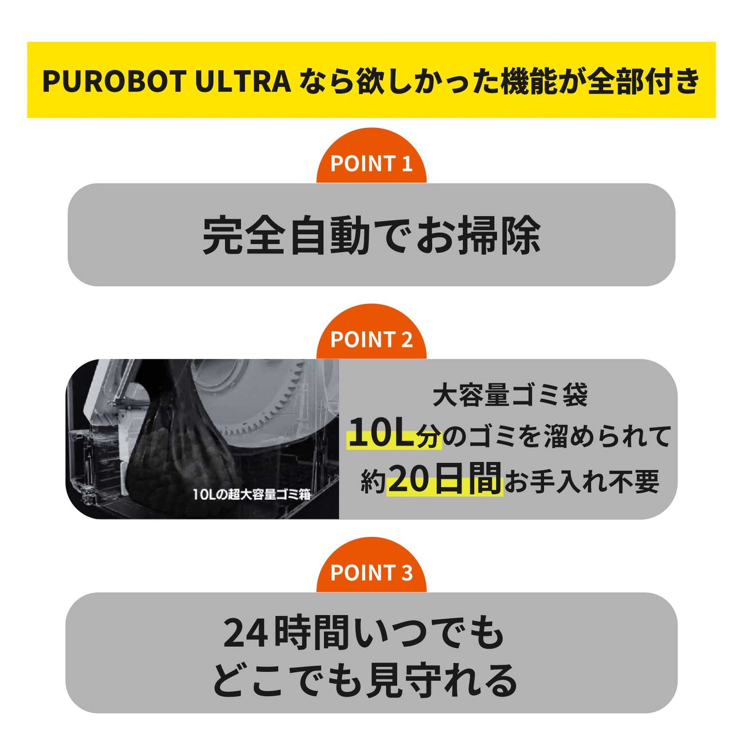 PUROBOT ULTRA / P9903 / AIカメラ全自動トイレ