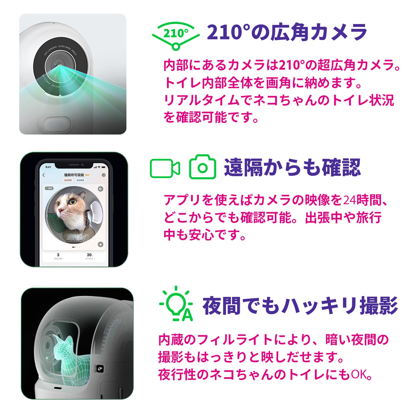 PUROBOT MAX PRO / P9904 / AIカメラ全自動猫トイレ