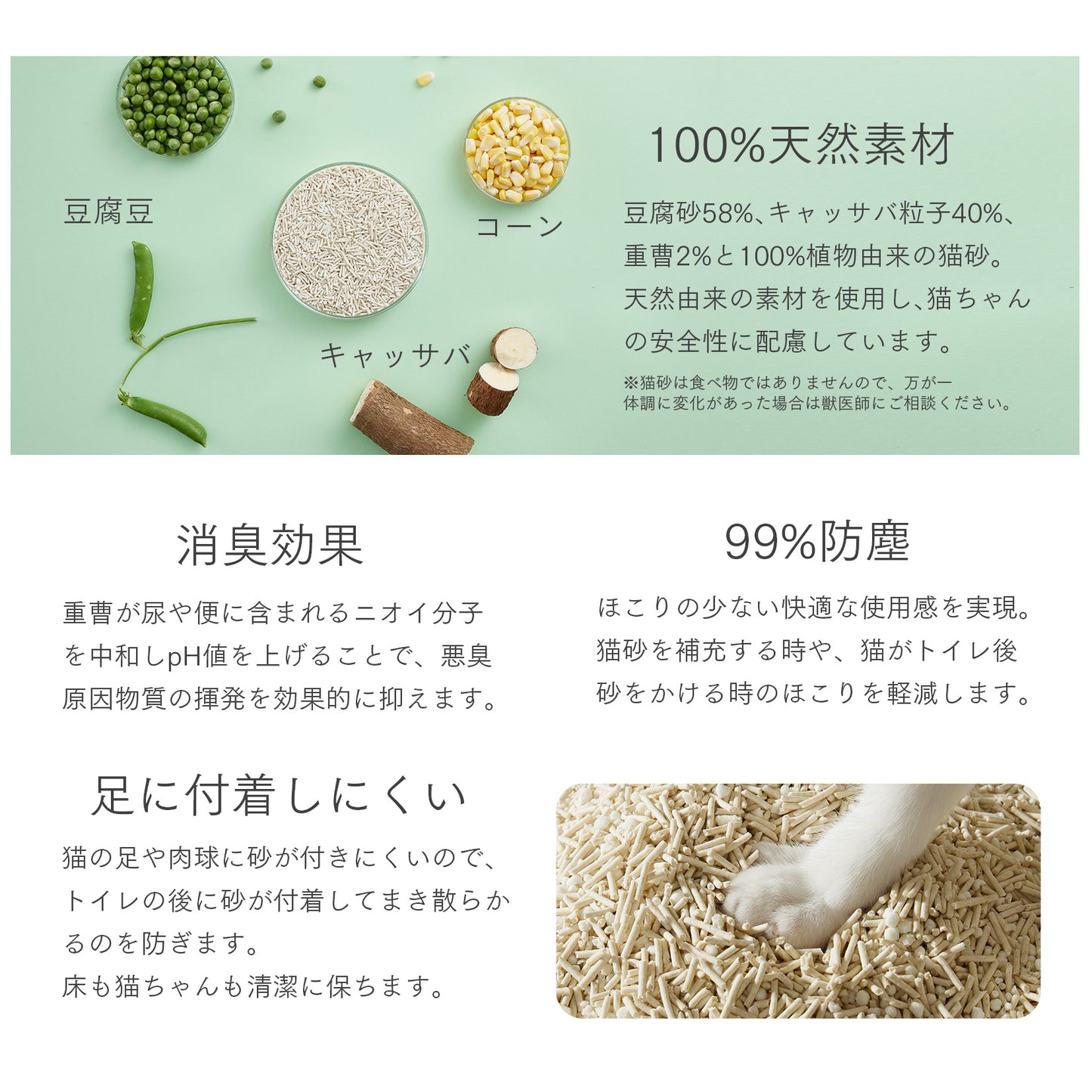 天然素材猫砂 / PKCL11